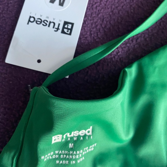 Fused Hawaii Kohanaiki bikini top “pine trees” - Picture 3 of 7